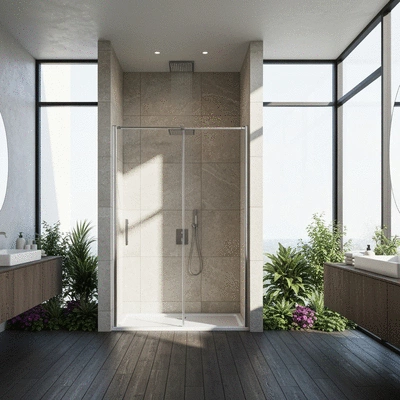 Assortment of eco-friendly bathroom products on a shelf